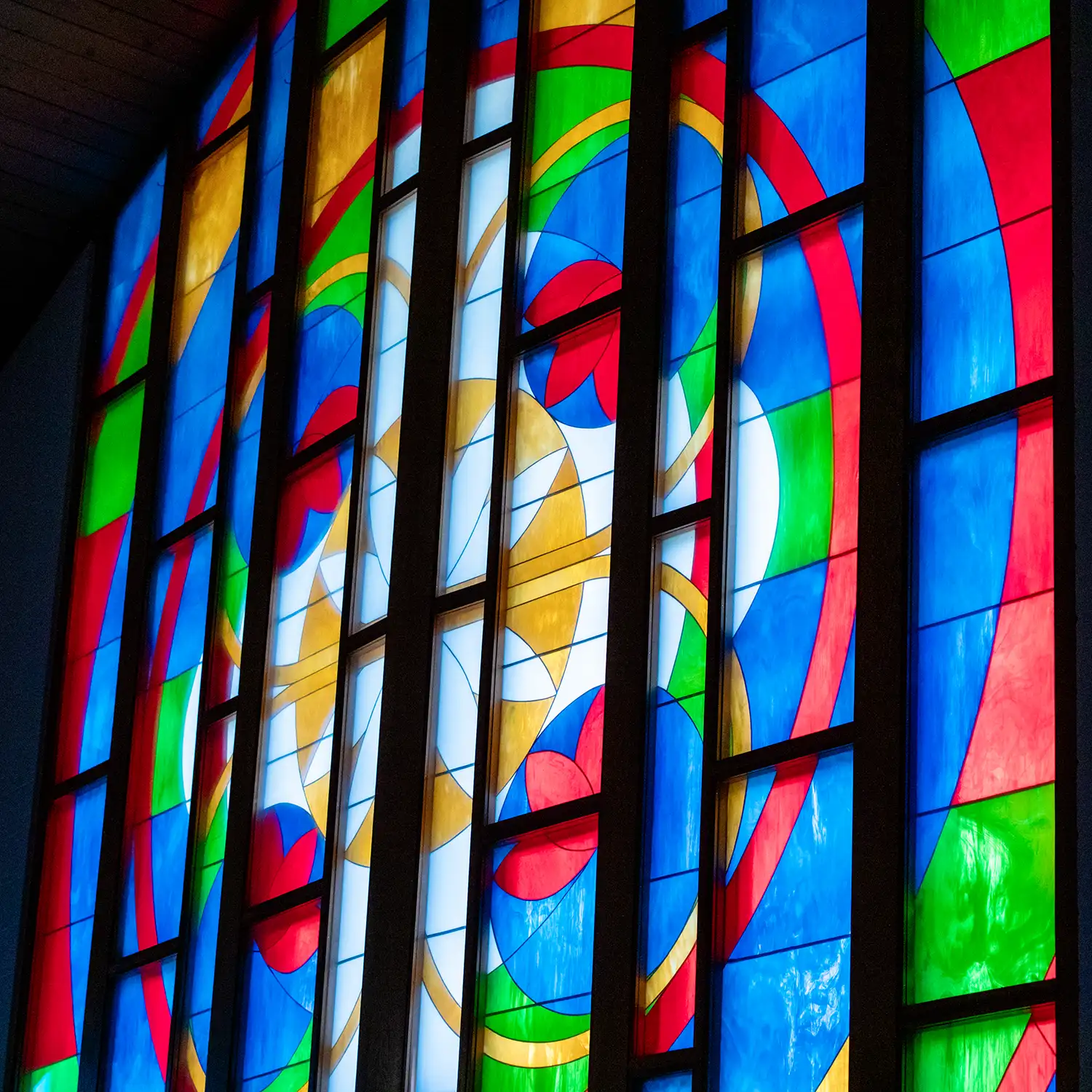 Old Bethel Adult Discipleship Stained Glass Square Old Bethel Indianapolis stained glass window